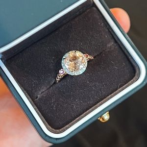 Morganite Rose Gold Ring